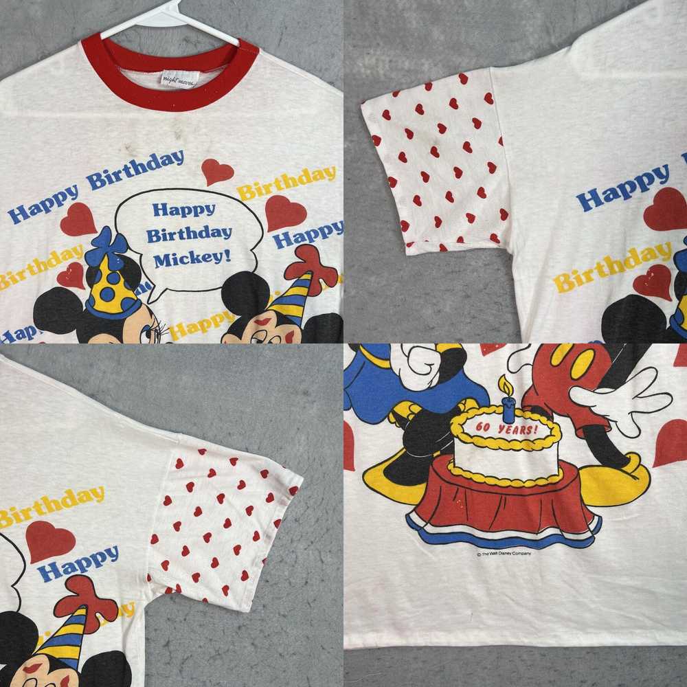 Vintage Vintage 90s Night Waves Minnie Mickey Mou… - image 4