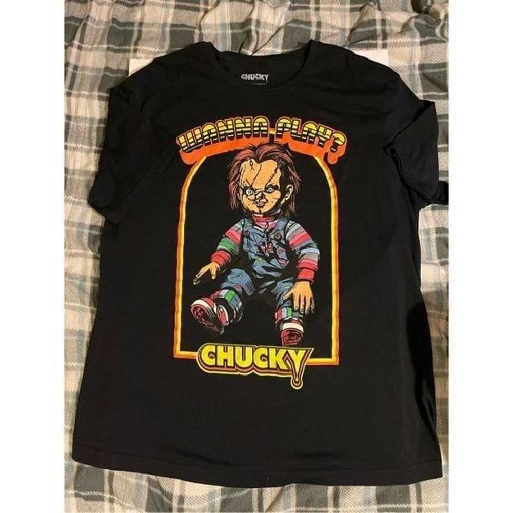 CHUCKY T-Shirt 2XL Wanna Play? - image 2