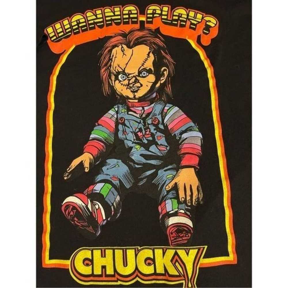 CHUCKY T-Shirt 2XL Wanna Play? - image 4