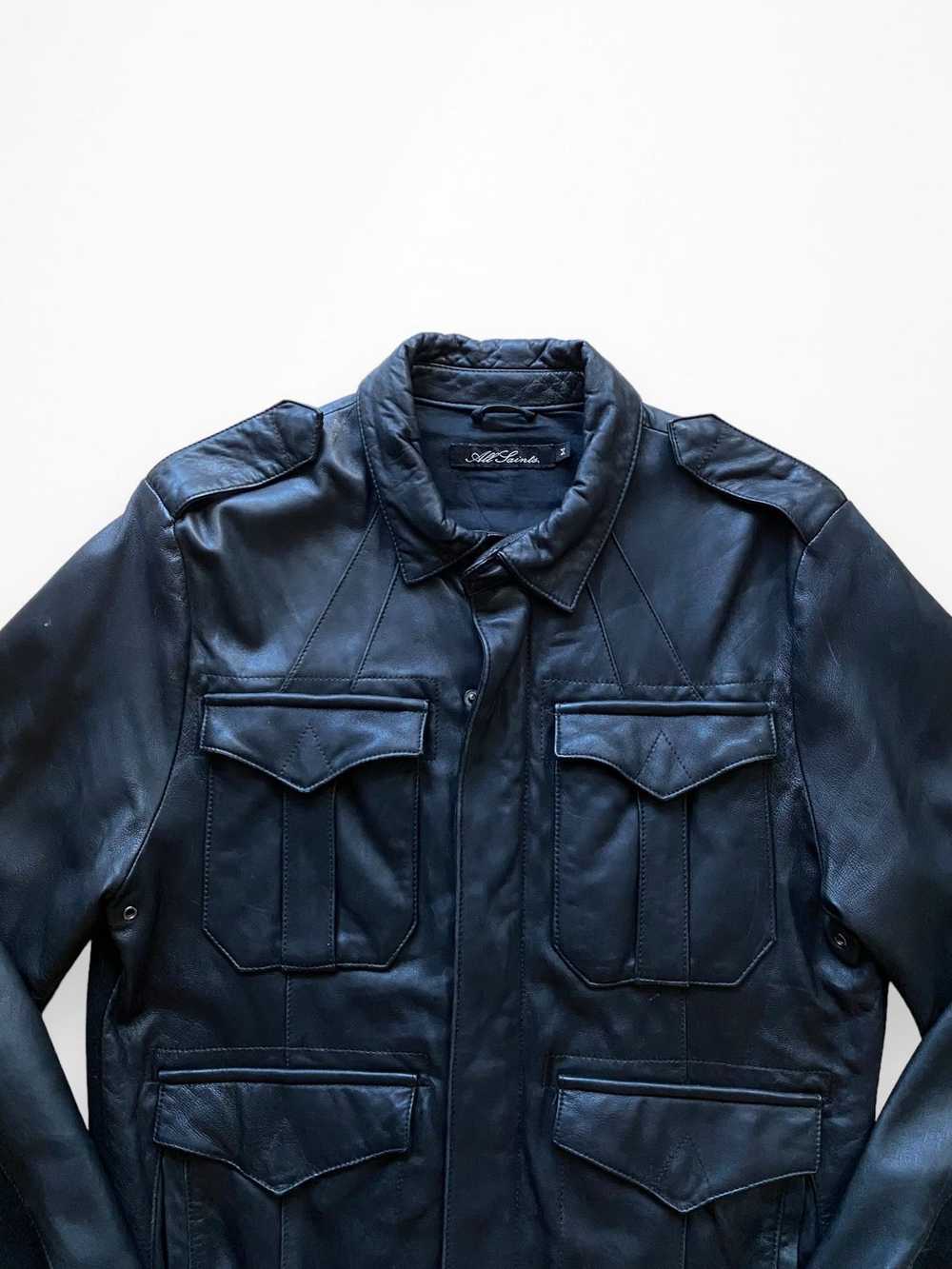 Allsaints × Genuine Leather × Leather Jacket Alls… - image 2