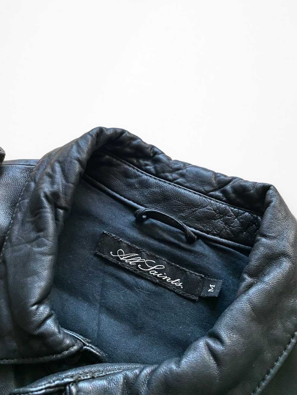 Allsaints × Genuine Leather × Leather Jacket Alls… - image 4