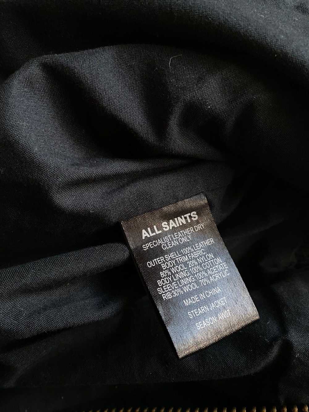 Allsaints × Genuine Leather × Leather Jacket Alls… - image 6