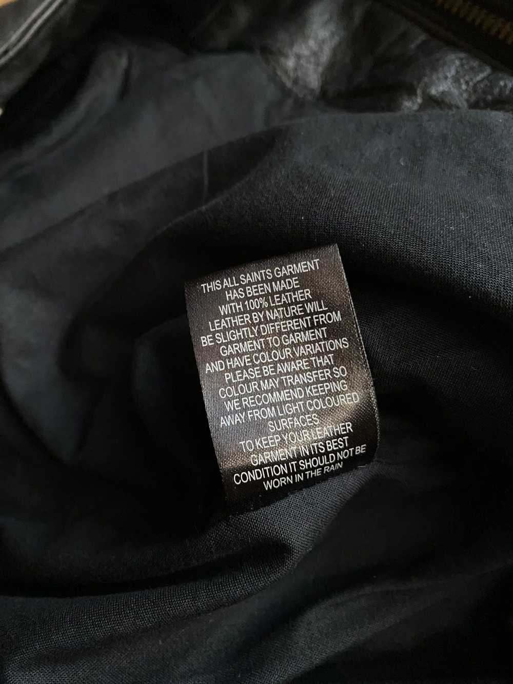 Allsaints × Genuine Leather × Leather Jacket Alls… - image 7