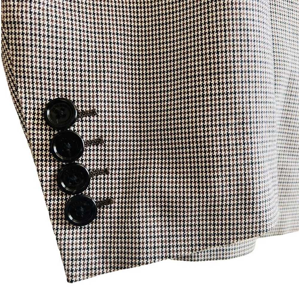 Zara Zara Man Black Houndstooth Blazer Sport Coat… - image 8