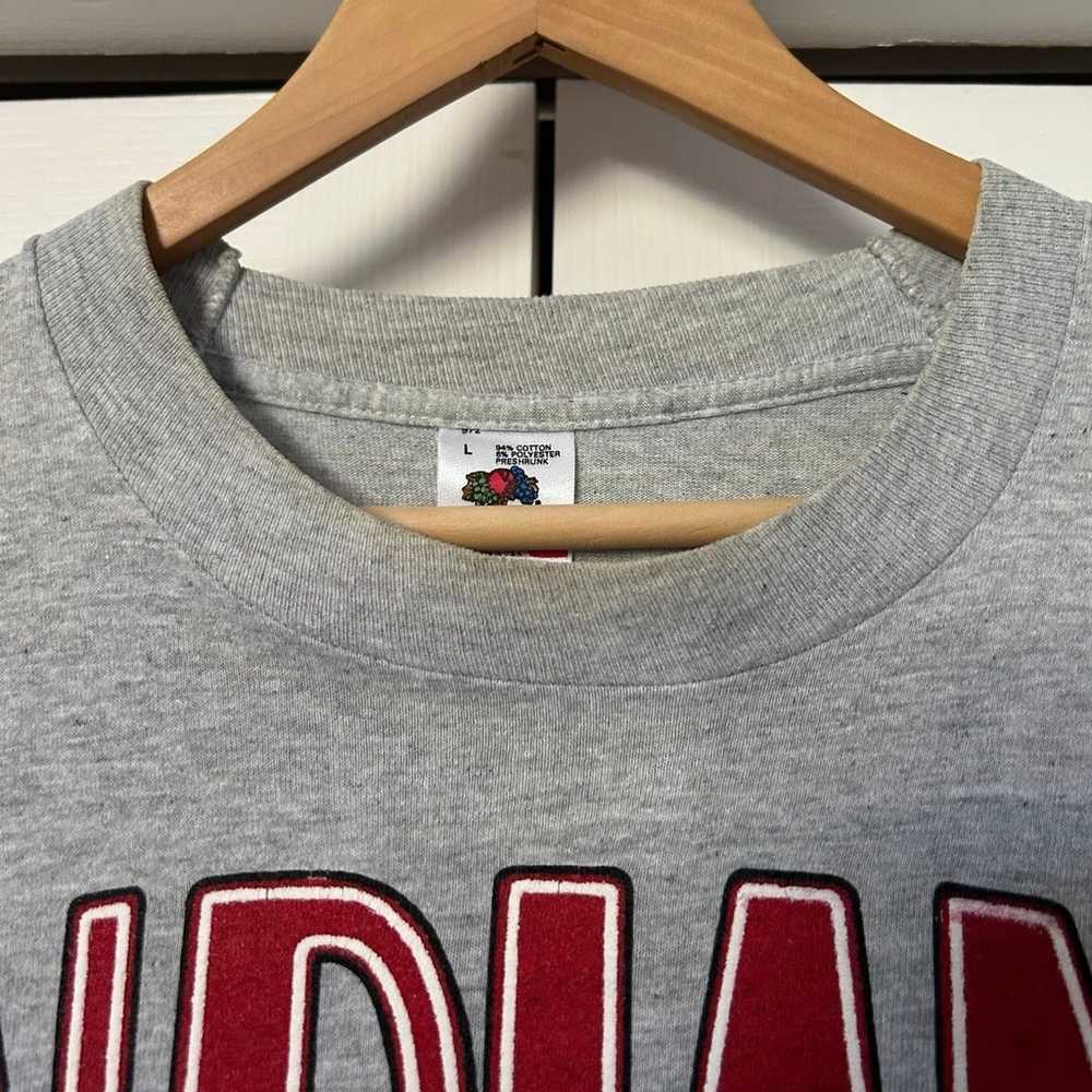 Vintage single stitch Indiana University t shirt - image 4