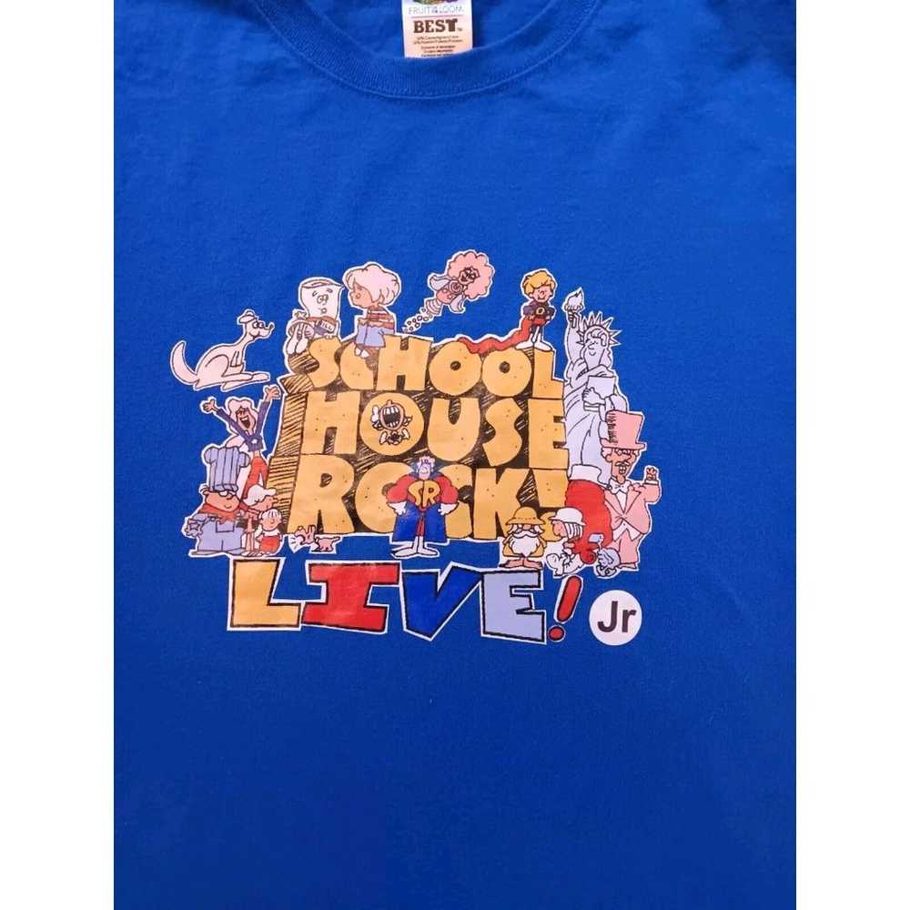 School House Rock Live Jr. Vintage Adult Tshirt 2… - image 4