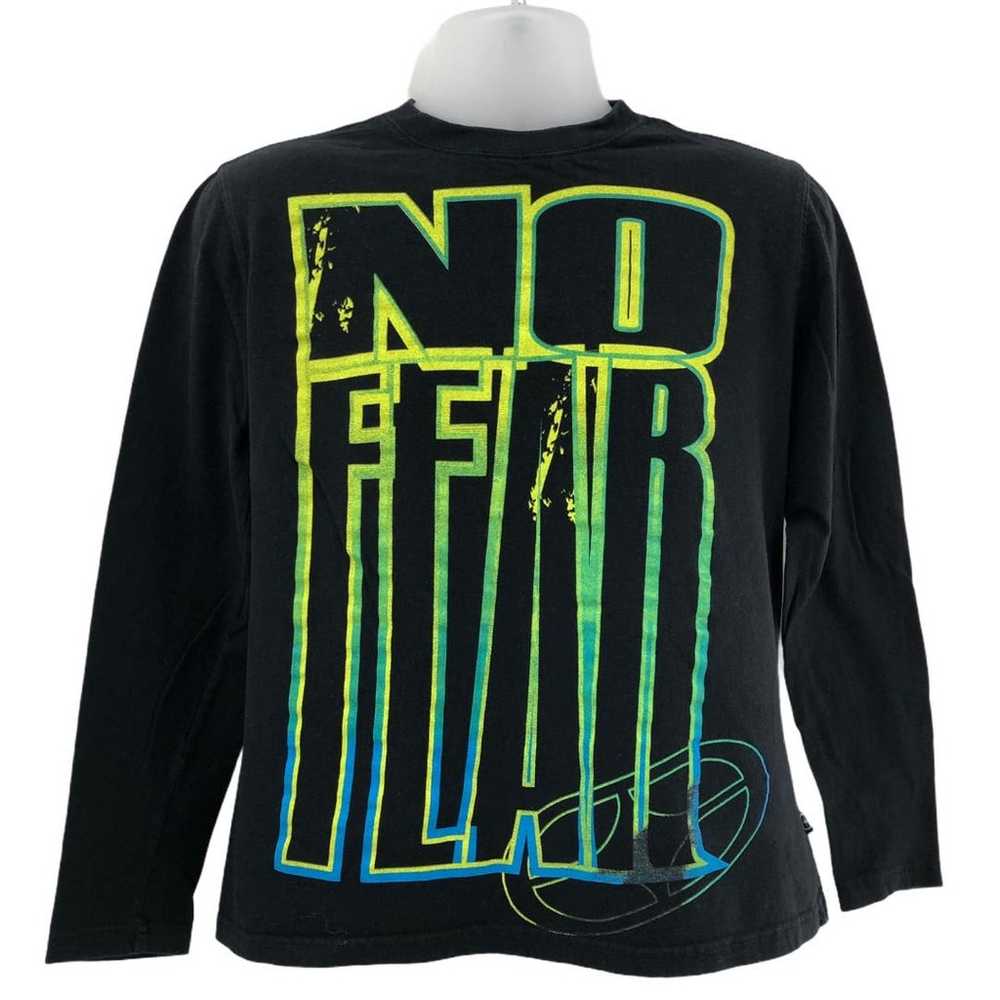 No Fear SMALL Black Neon Yellow Green Bold Font G… - image 1