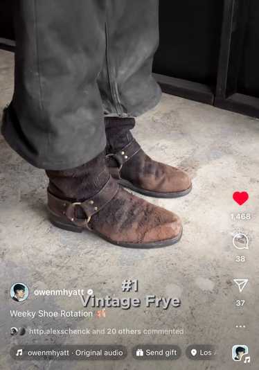 Frye × Streetwear × Vintage Frye harness engineer 