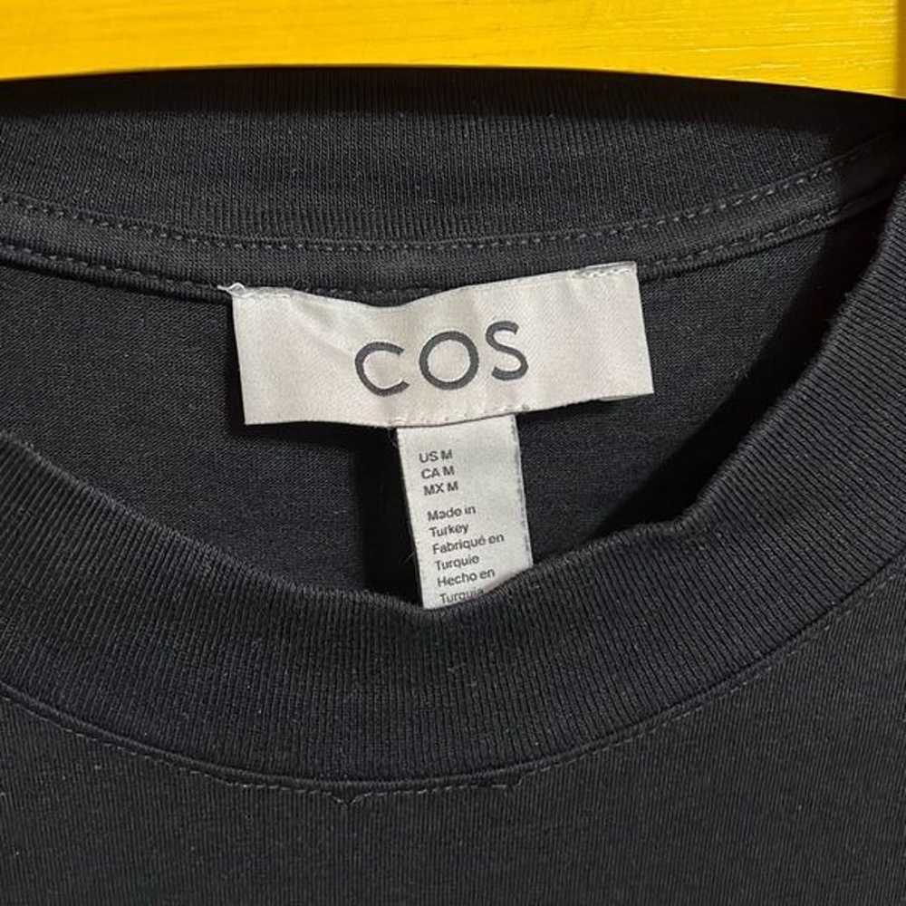COS Black Cotton Pocket Short Sleeve Tee Tshirt M… - image 2