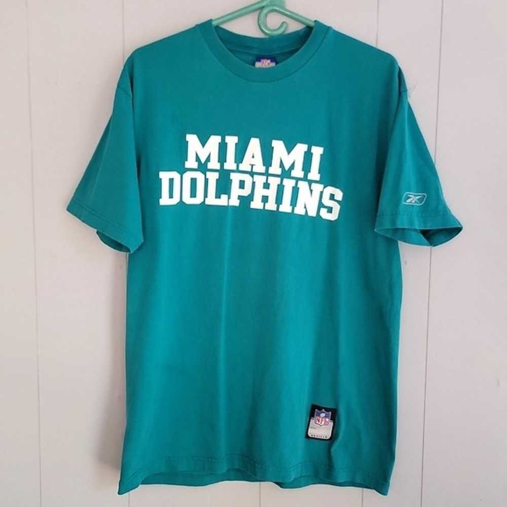 NFL Miami Dolphins Vintage Reebok Heavy Cotton Te… - image 1