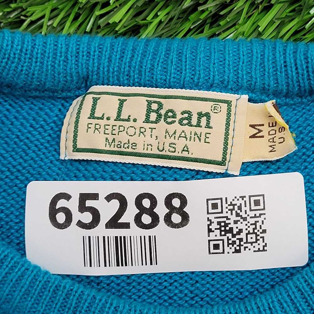 Vintage Vintage LL Bean Cropped Knit Sweater M - … - image 6