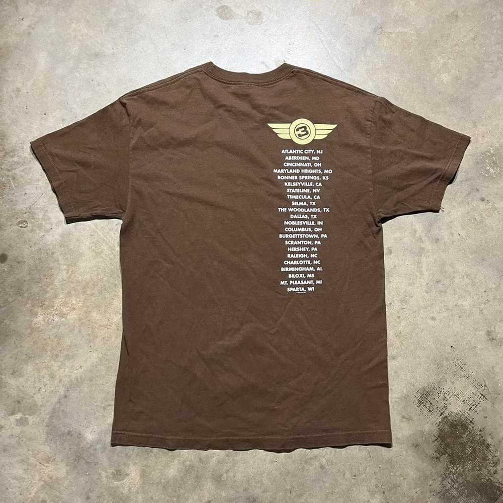 Vintage 2006 3 Doors Down Brown Band Tour T-Shirt - image 3