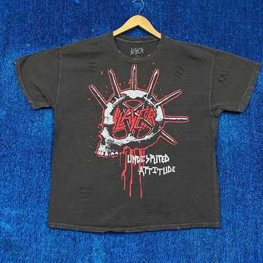 Slayer Distressed Undisputed Attitude Rock T-shirt