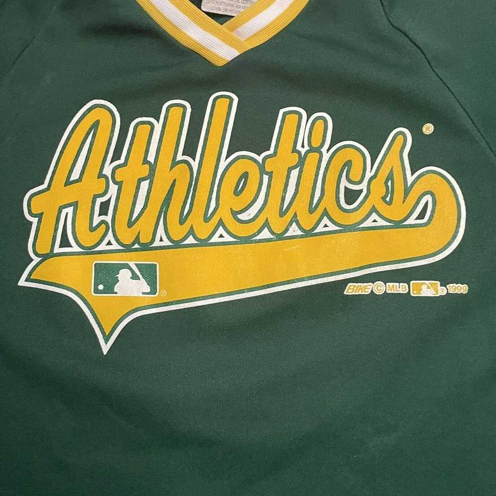 Vtg 1999 Oakland As Athletics Jersey Shirt Mens S… - image 2
