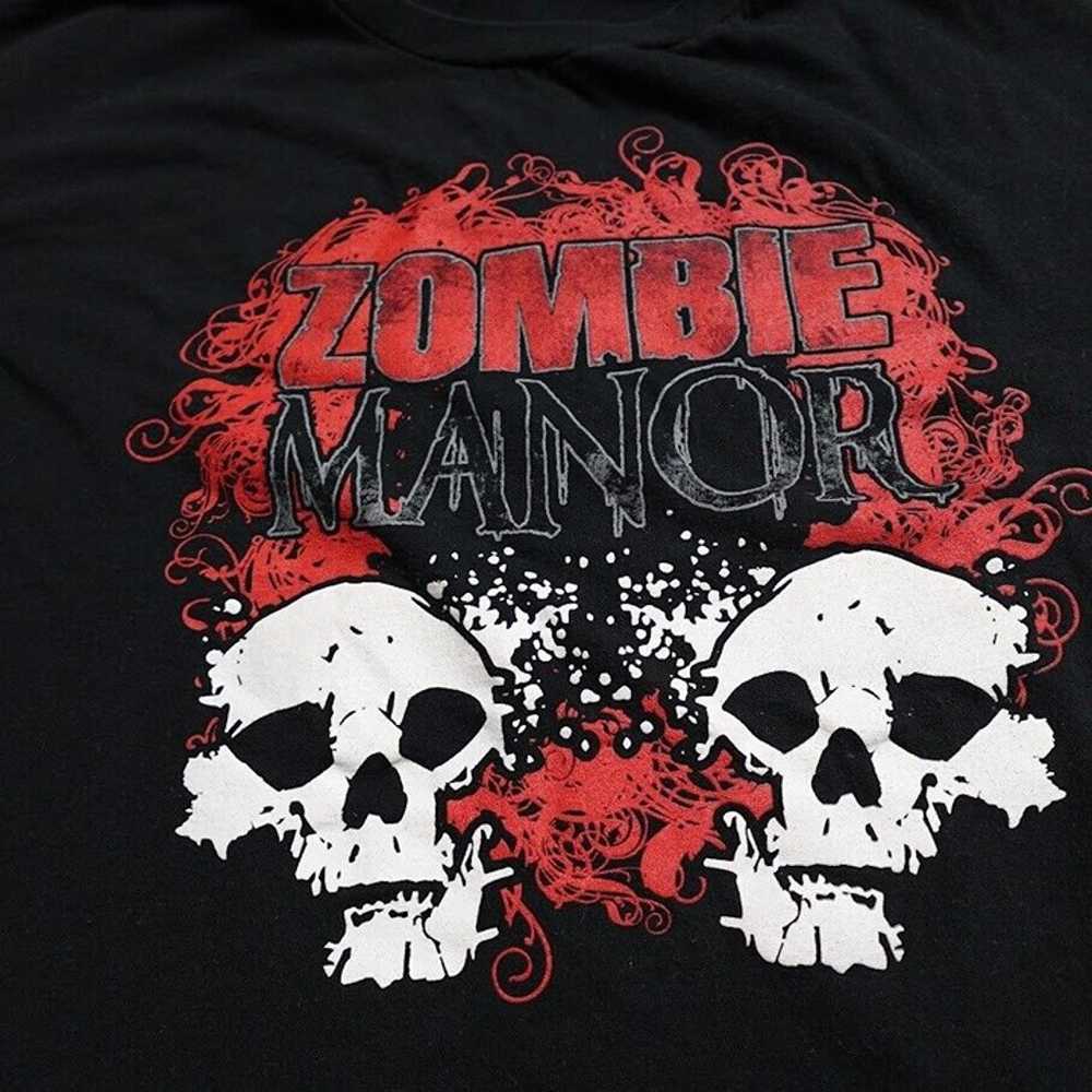 Zombie Manor Tastes Like Chicken Anvil Shirt Men'… - image 2