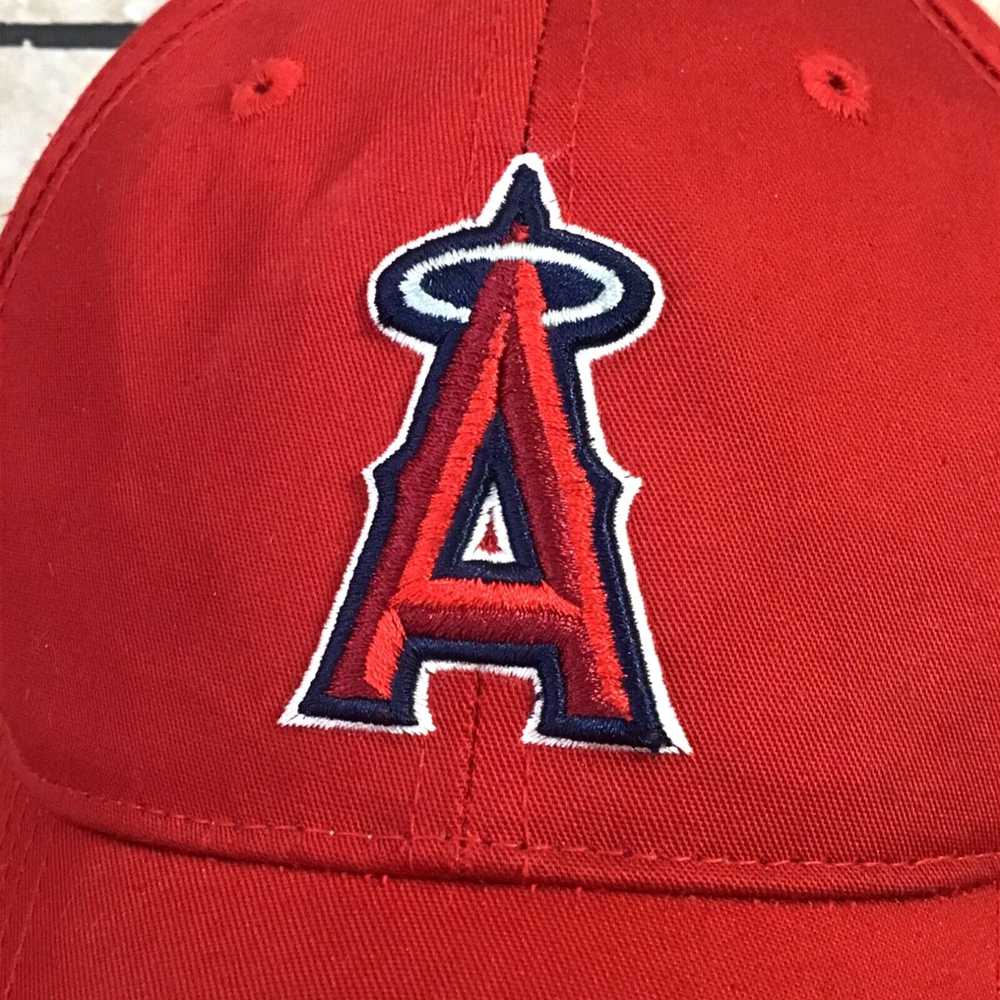 MLB MLB LA Angels Los Angeles Red Ballcap Hat Str… - image 2