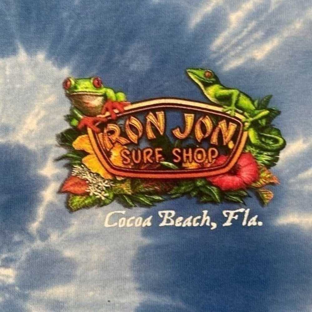 Vintage Y2K Ron Jon Surf Shop T Shirt Tie Dye Coc… - image 4