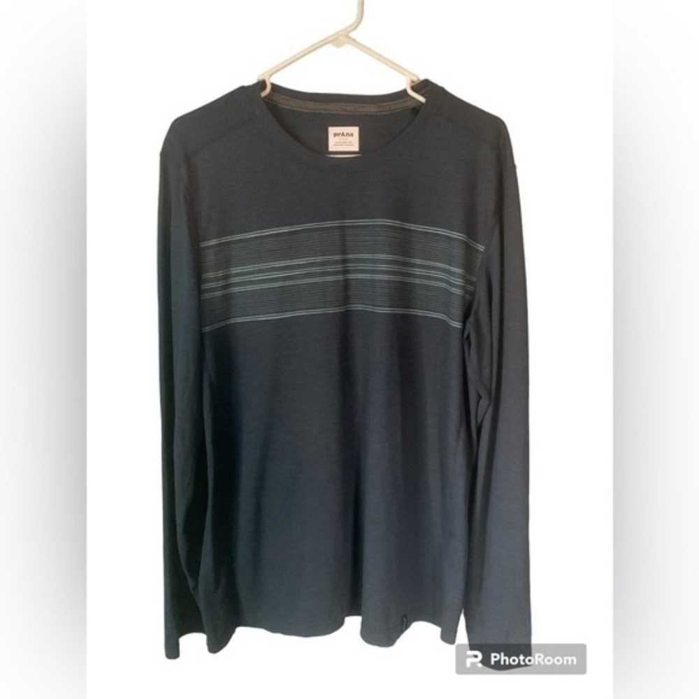 Prana blue long sleeve t-shirt Size Large - image 1