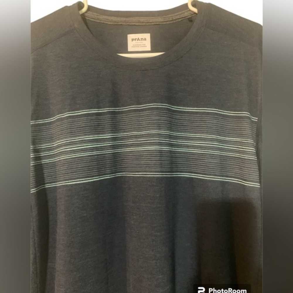 Prana blue long sleeve t-shirt Size Large - image 3
