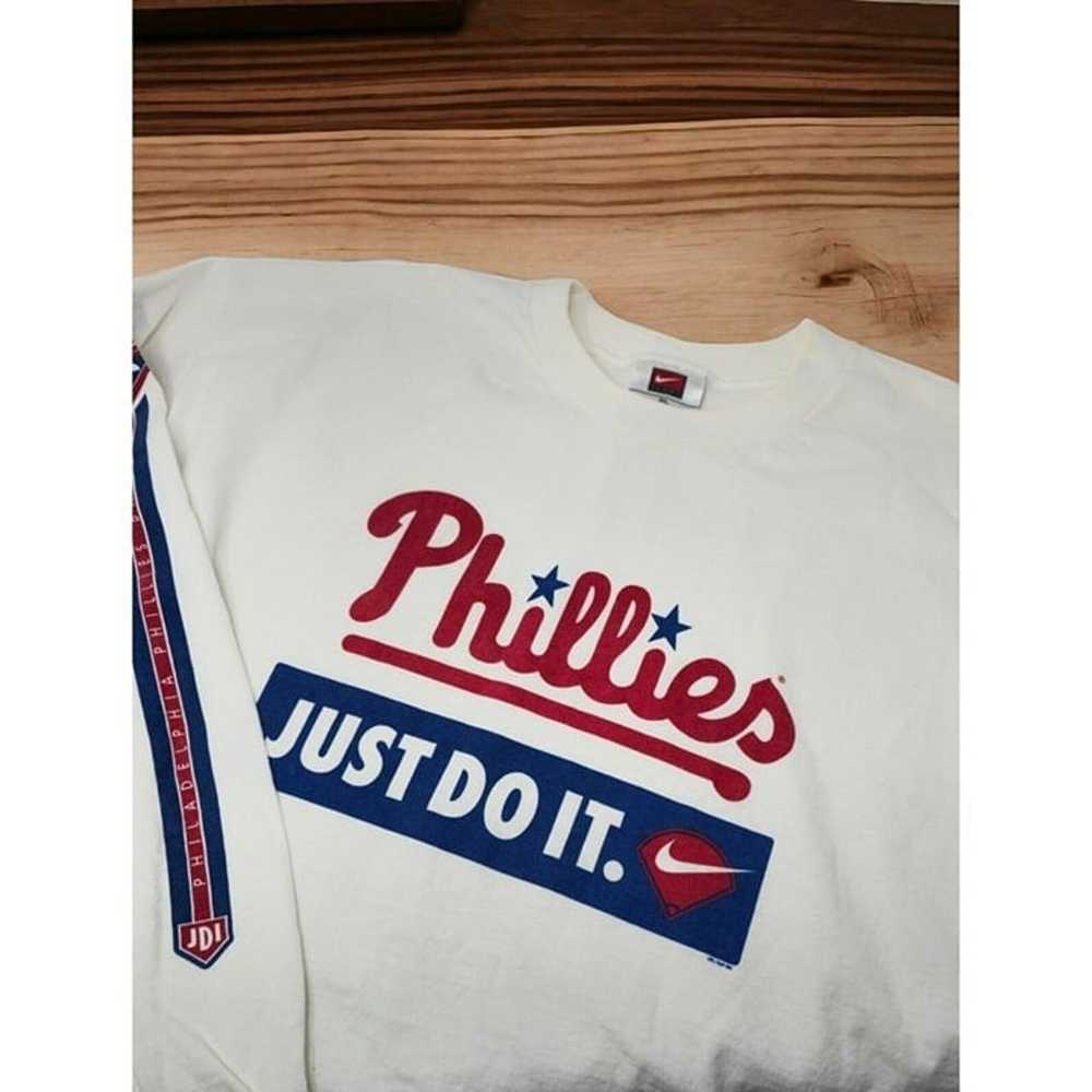 NIKE Shirt VTG MLB Philadelphia Phillies Just Do … - image 1