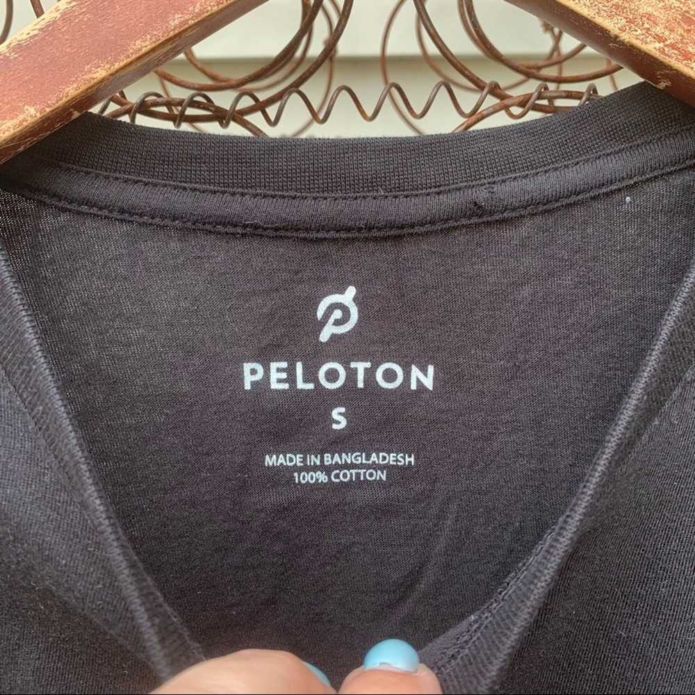 Peloton Century 100 black short sleeve T-shirt SM… - image 4