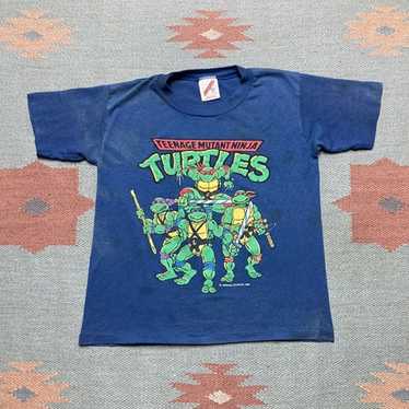 Vintage 90s t shirt teenage mutant ninja turtles … - image 1