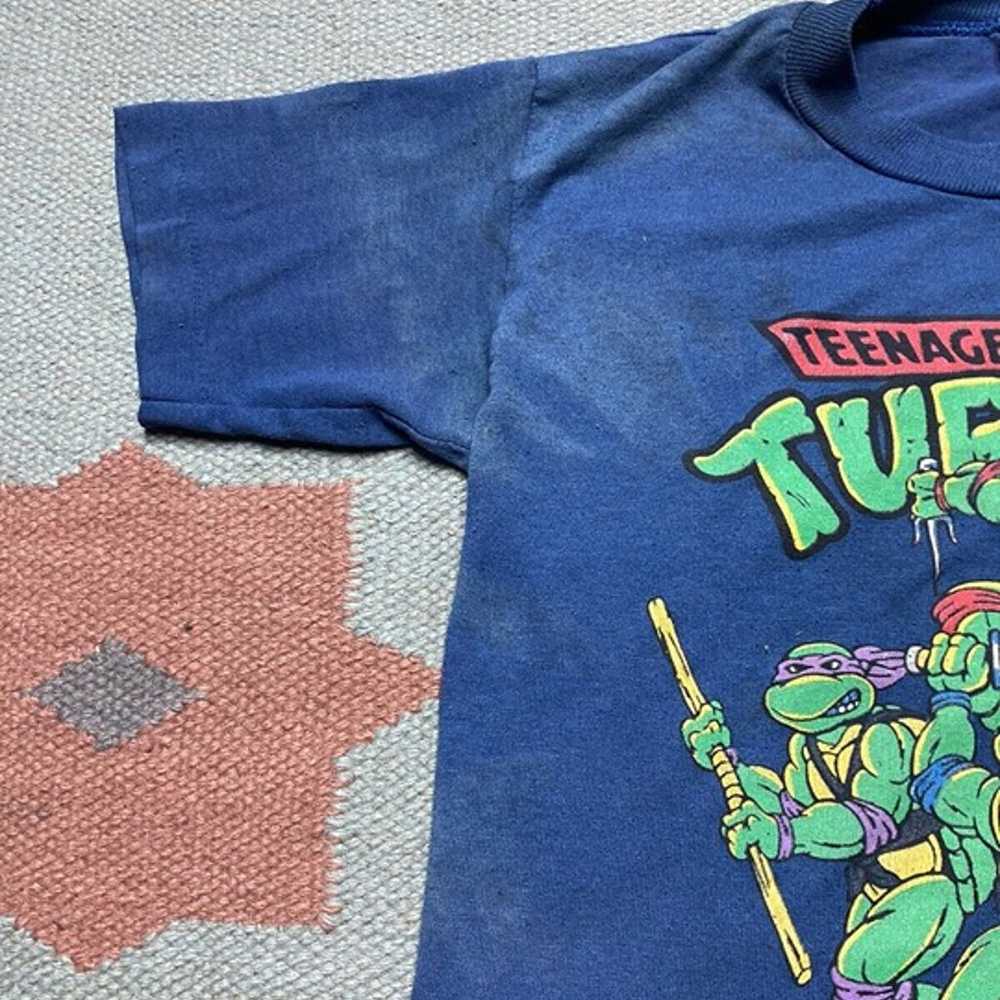 Vintage 90s t shirt teenage mutant ninja turtles … - image 2