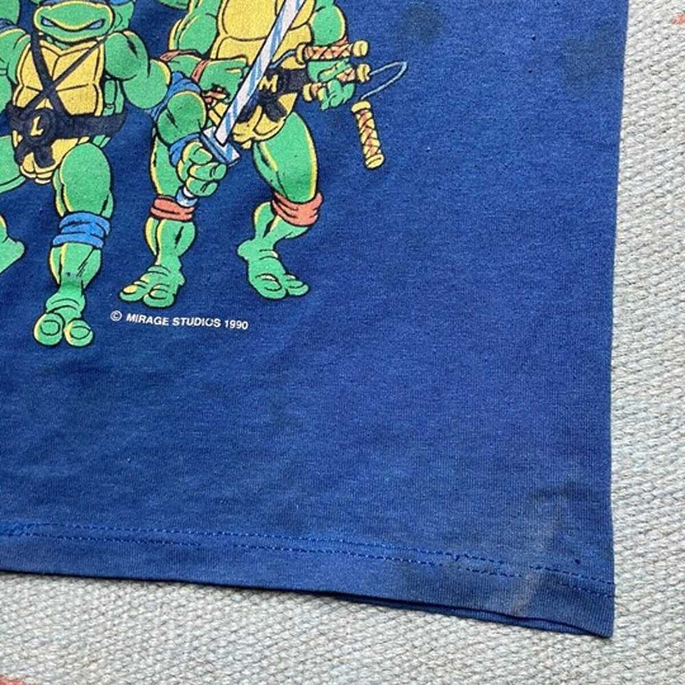 Vintage 90s t shirt teenage mutant ninja turtles … - image 3
