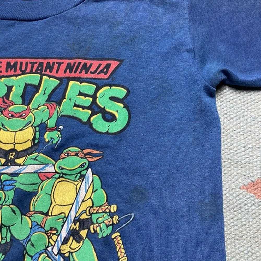 Vintage 90s t shirt teenage mutant ninja turtles … - image 4