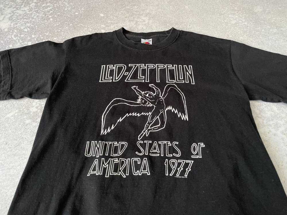 Band Tees × Led Zeppelin × Rock T Shirt Vintage 2… - image 3