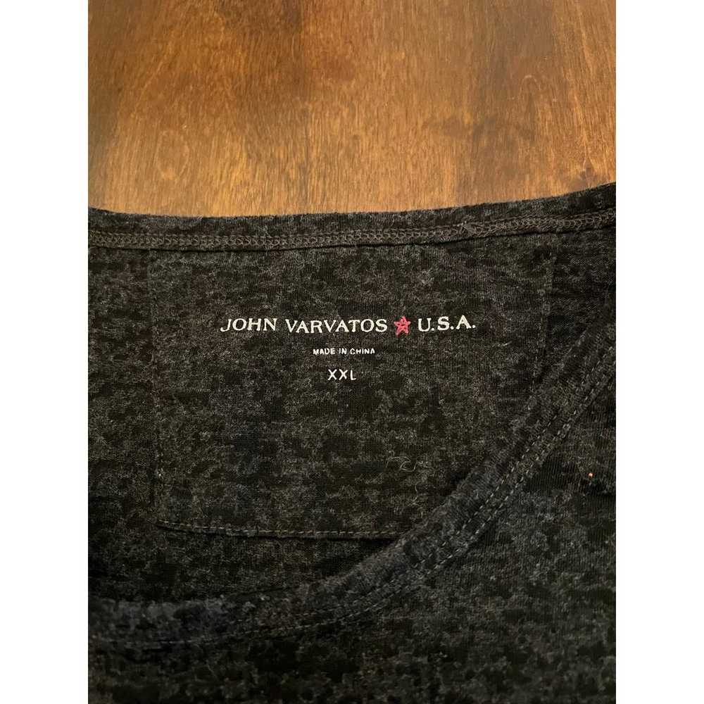 John Varvatos Star USA Men's Black Burnout Casual… - image 3