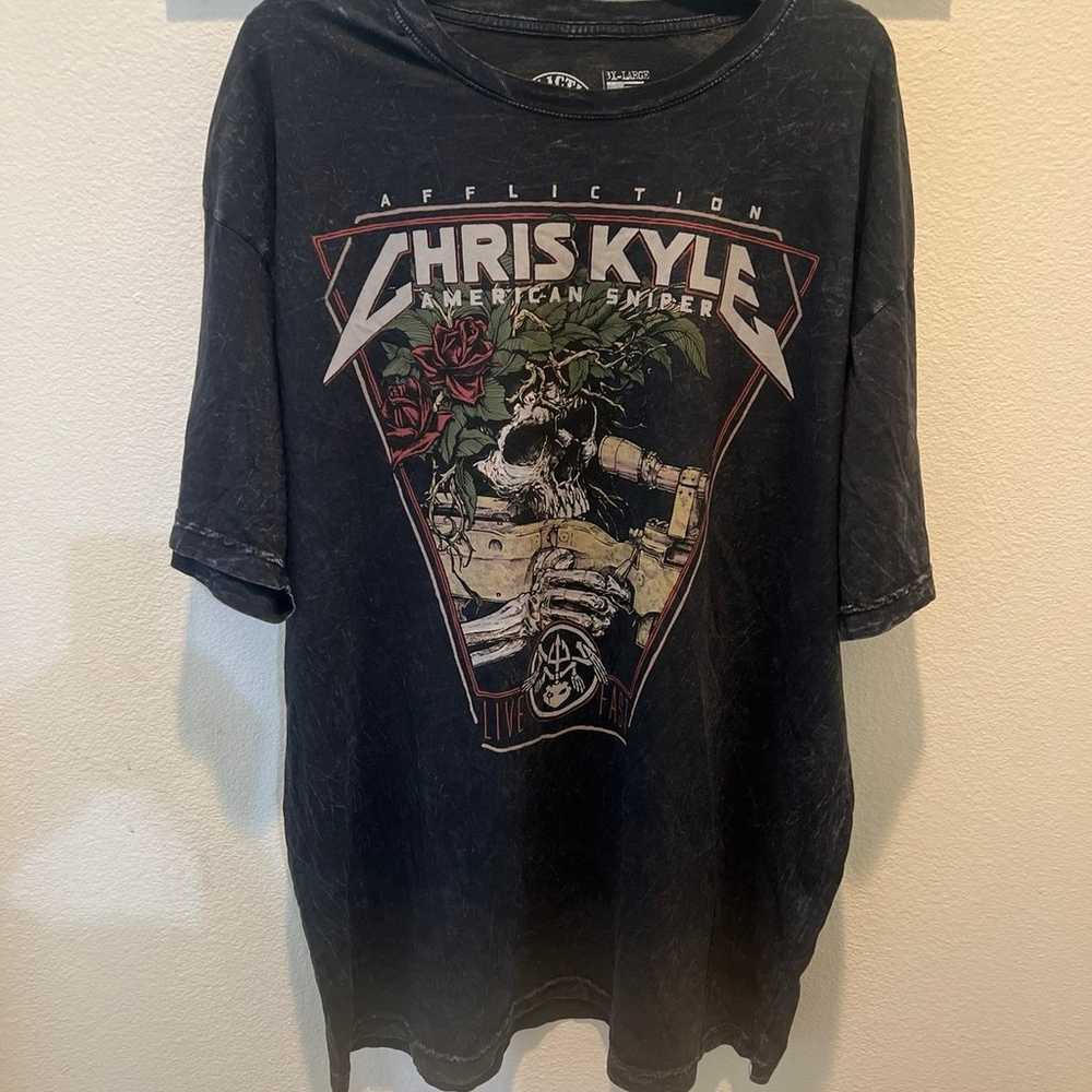 Affliction T-Shirt Chris Kyle Men’s 3XL NWOT - image 2