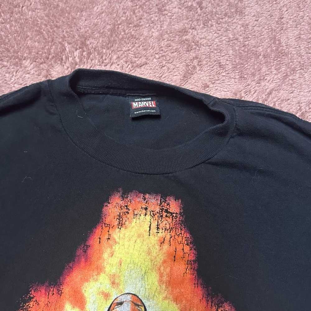 Vintage Marvel Comics Iron Man Fire Ruins Tee by … - image 2
