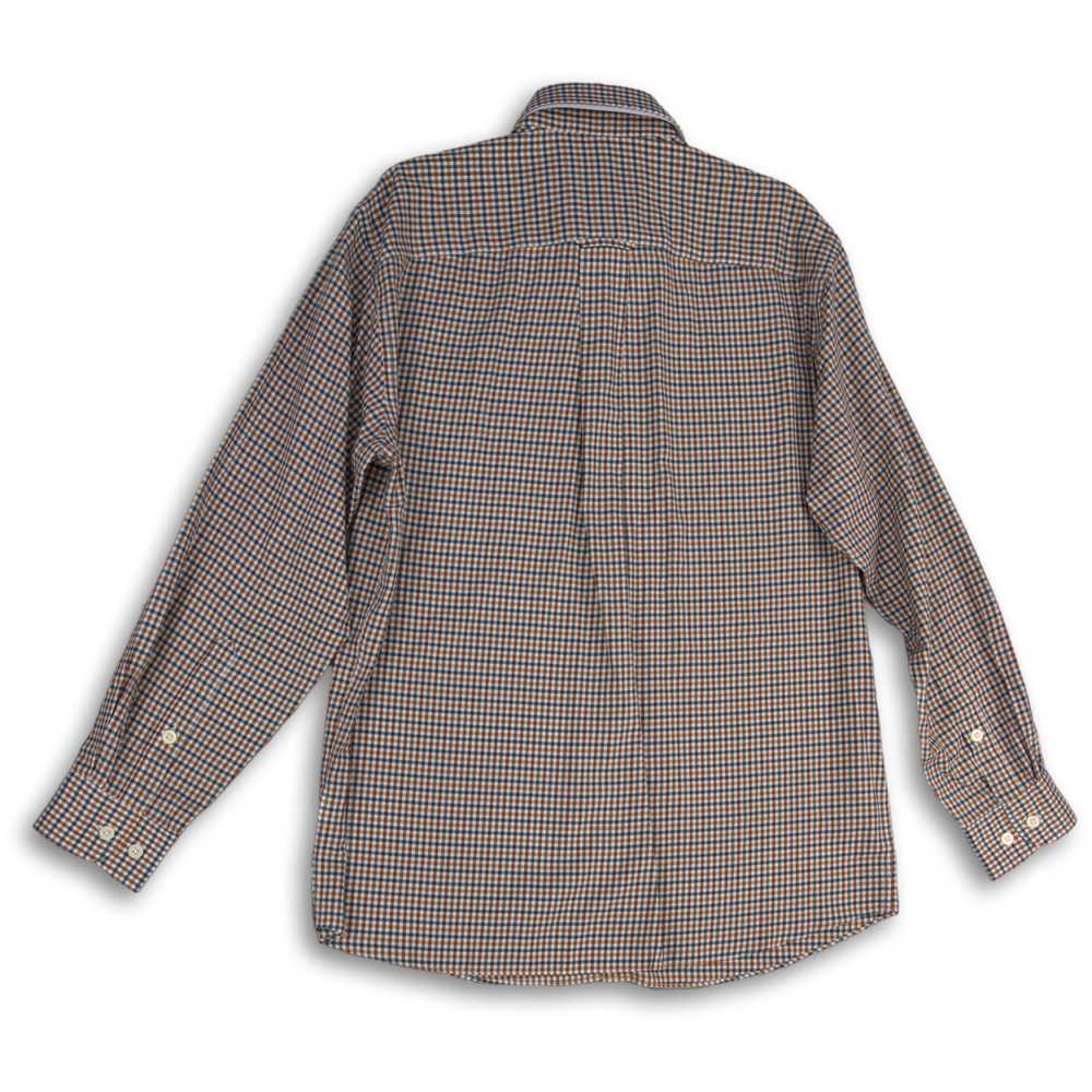 NWT Orvis Mens Multicolor Gingham Long Sleeve Col… - image 2