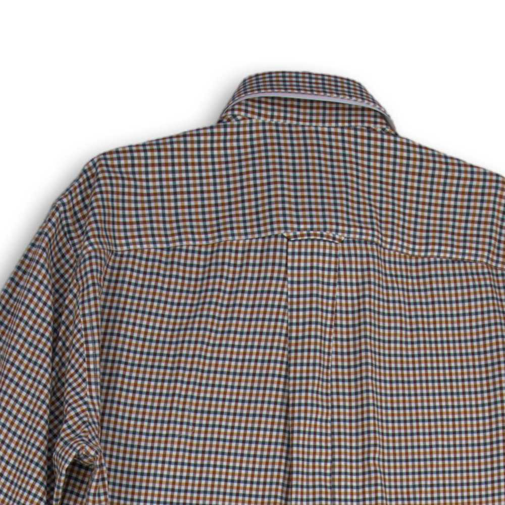 NWT Orvis Mens Multicolor Gingham Long Sleeve Col… - image 4