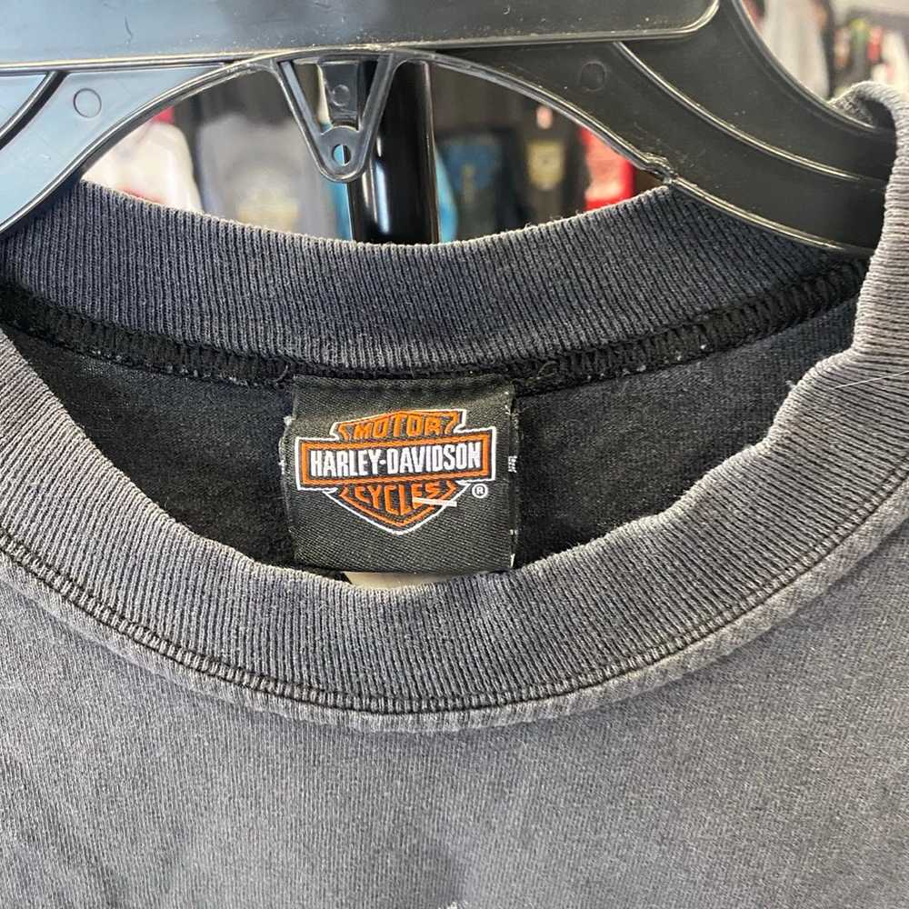 Reworked Harley-Davidson Long Sleeve Shirt Size L - image 9