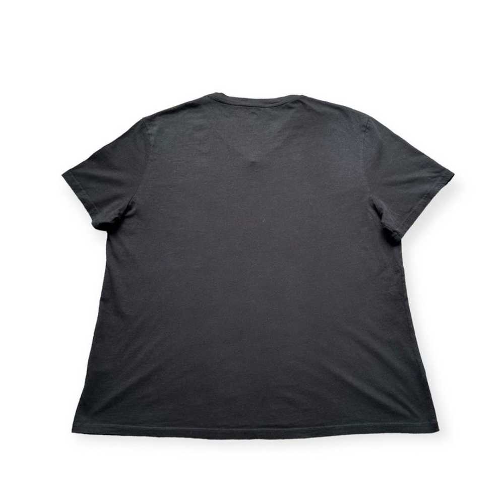 H&M Men’s Black V Neck Short Sleeve Cotton Tee Sh… - image 2