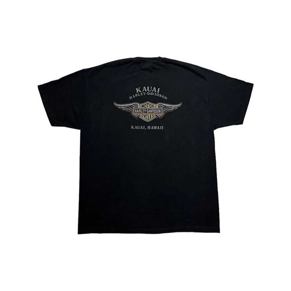Y2K Harley Davidson Card Kauai T-Shirt - image 2