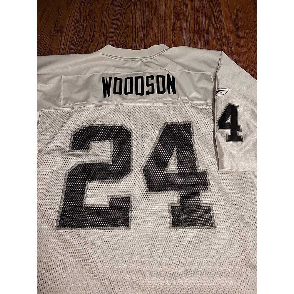 Rod Woodson Raiders Reebok Jersey Size Large NFL … - image 10
