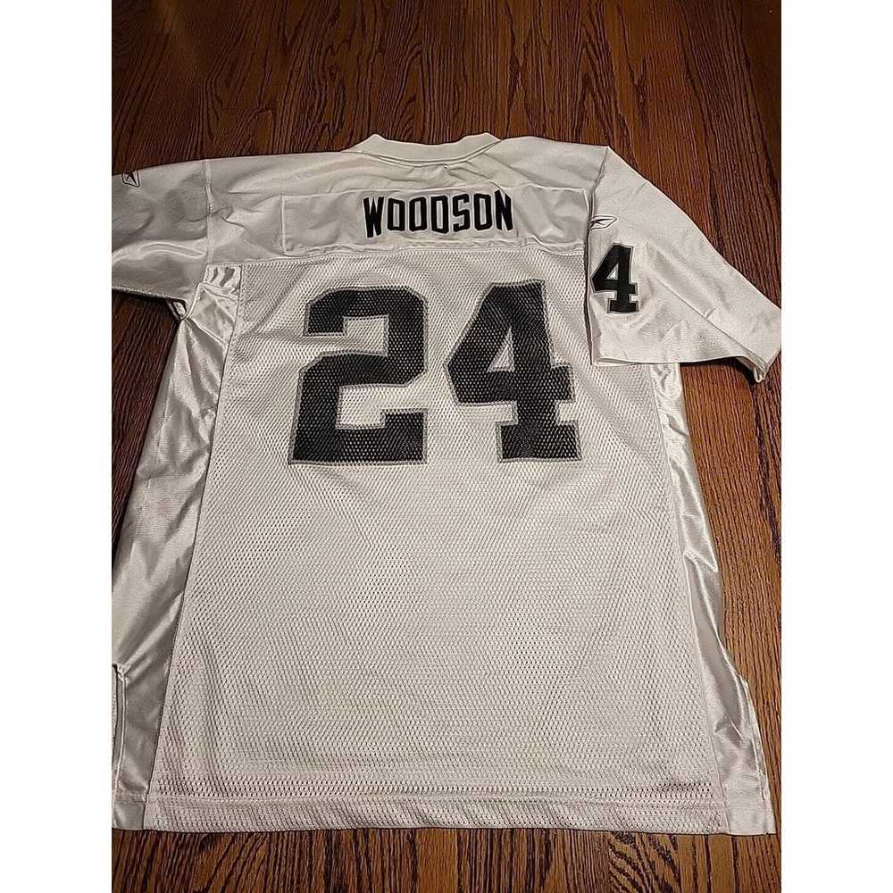 Rod Woodson Raiders Reebok Jersey Size Large NFL … - image 11