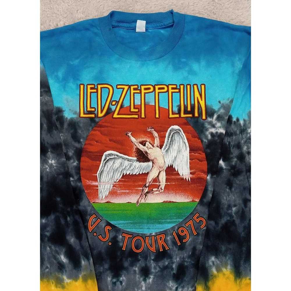 Liquid Blue Led Zeppelin T-shirt XL Icarus US Tou… - image 2