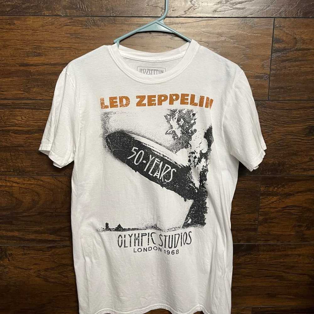 Led Zeppelin Shirt Hindenberg Olympic Studios Lon… - image 1