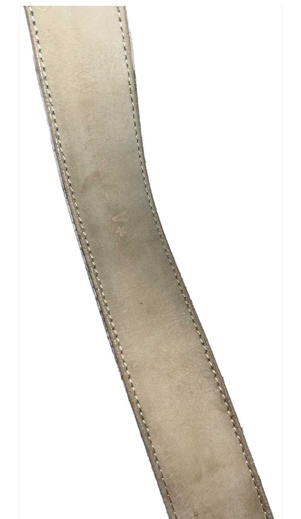 Apex 1 A gold buckle Bape leather belt - image 7