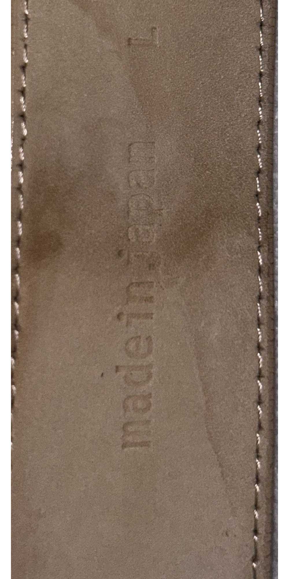 Apex 1 A gold buckle Bape leather belt - image 8