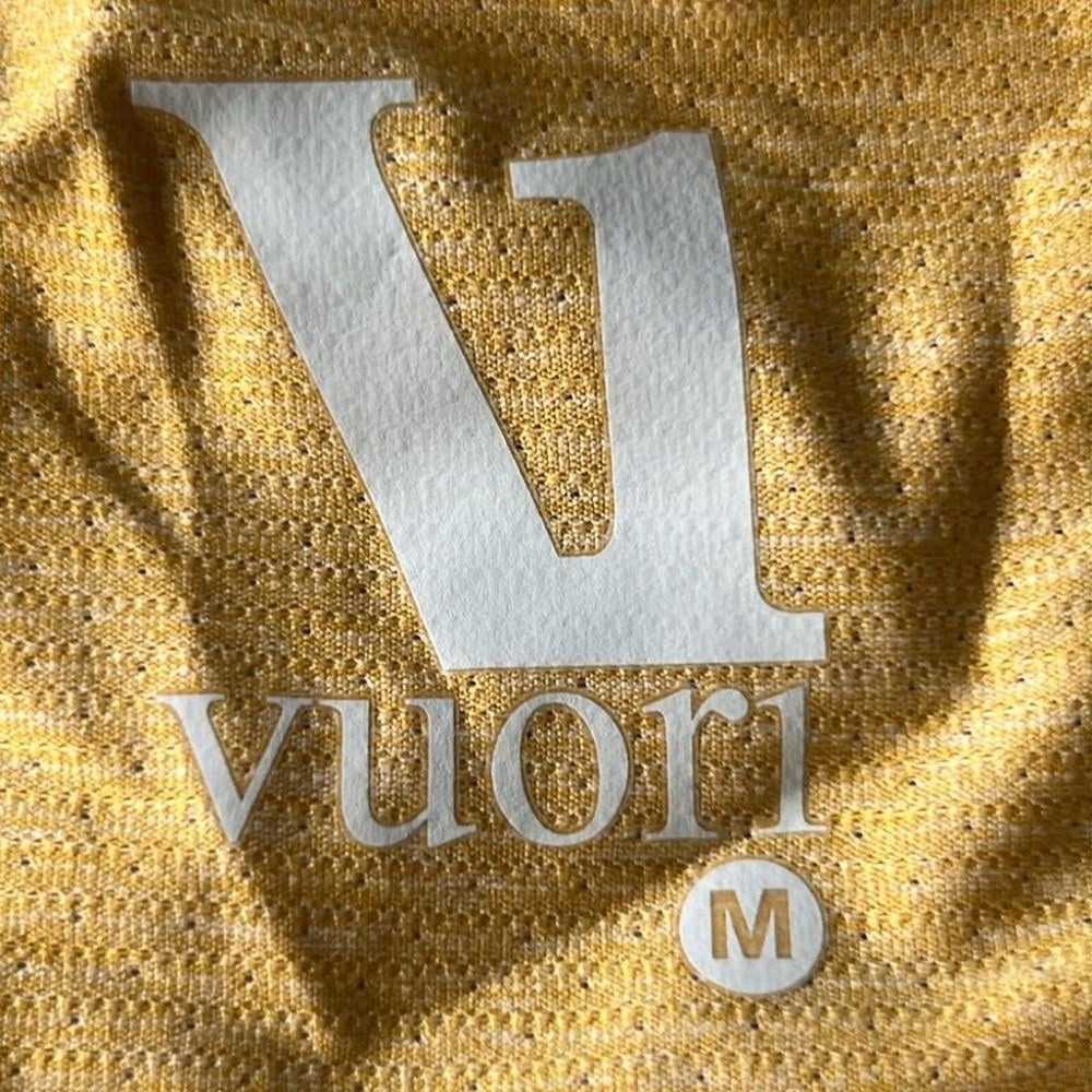 Vuori Tradewind Performance Tee Running Shirt Yel… - image 4