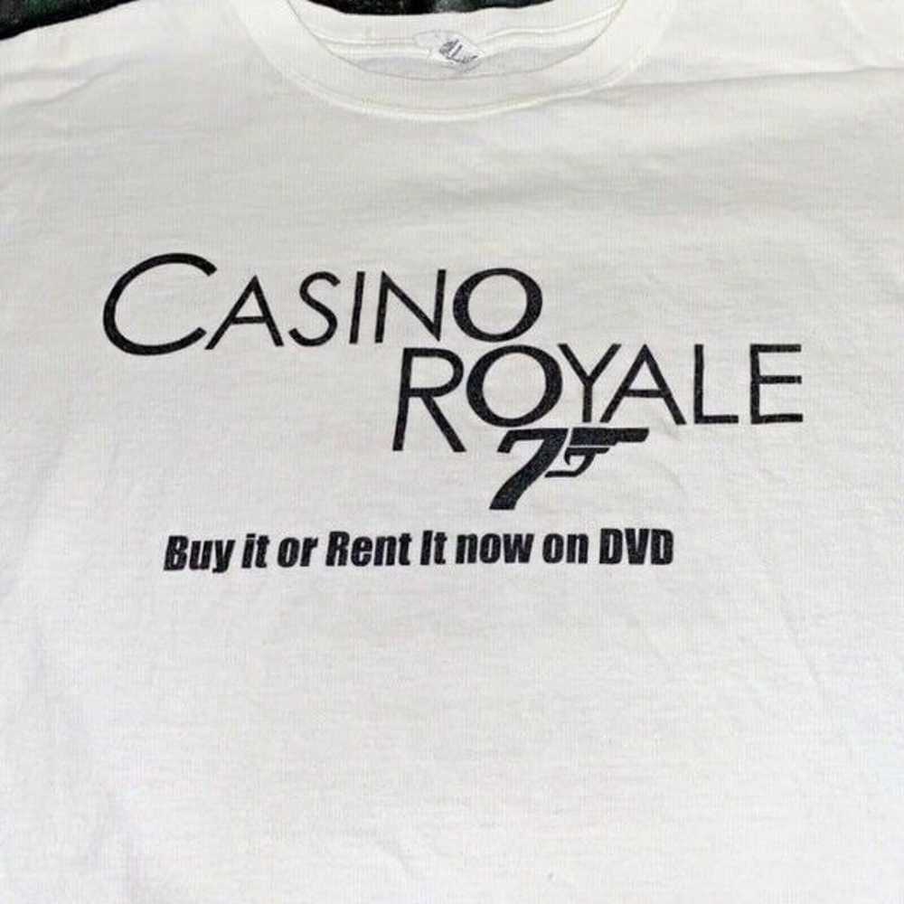 007 Casino Royale Movie Promo Vintage Shirt L Jam… - image 4