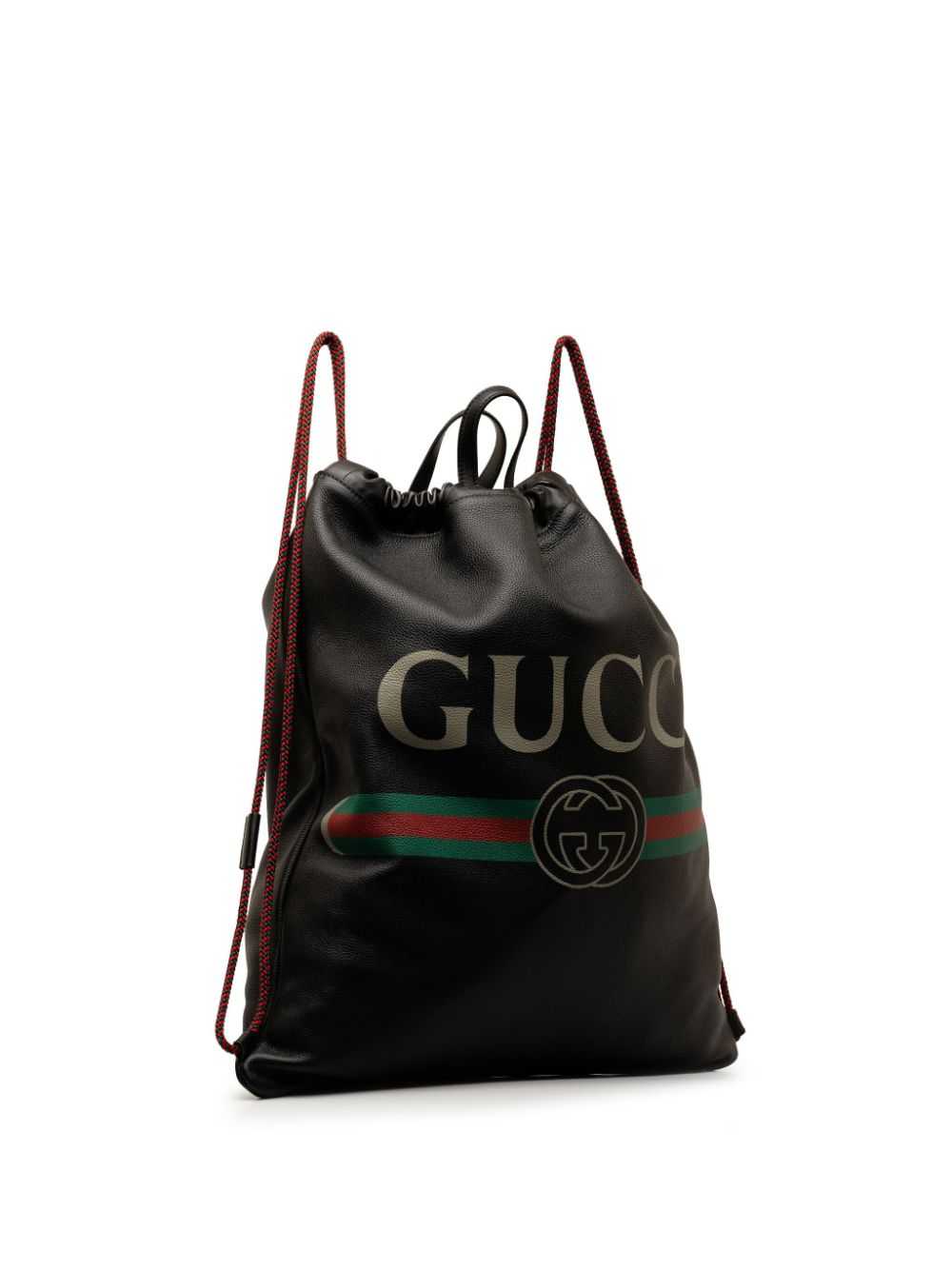 Gucci Pre-Owned 2016-2023 Logo Drawstring backpac… - image 3