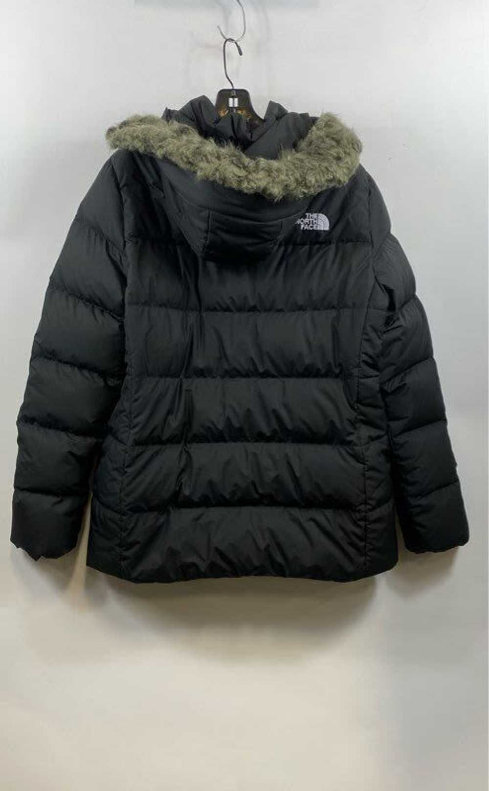 The North Face Womens Black Long Sleeve Hooded Fu… - image 2
