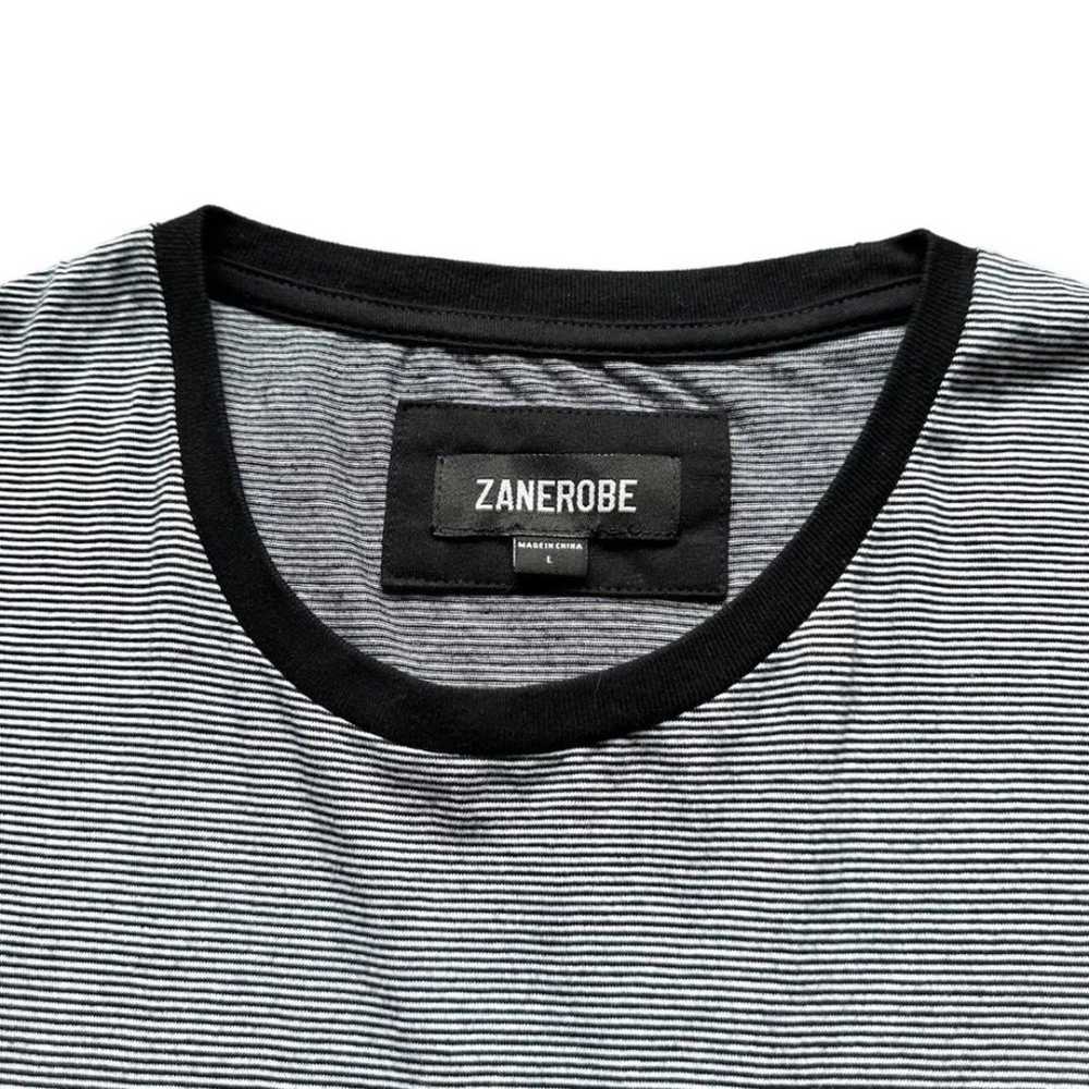 Zanerobe Men’s Striped Crew Neck Short Sleeve Cot… - image 5