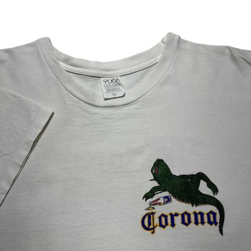 Vintage Corona Lizard This is Big T-Shirt - image 4